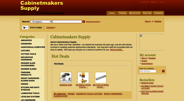 cabinetmakerssupply.net