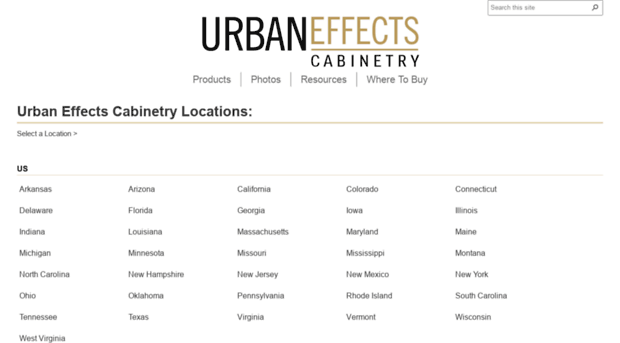 cabinetstores.urbaneffectscabinetry.com