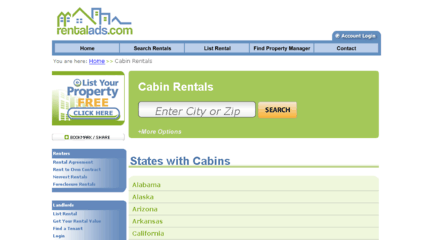 cabins.rentalads.com