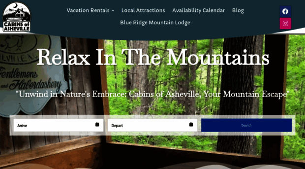 cabinsofasheville.com