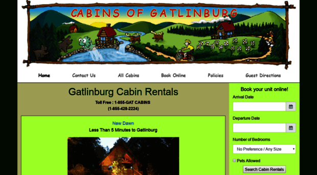 cabinsofgatlinburg.com