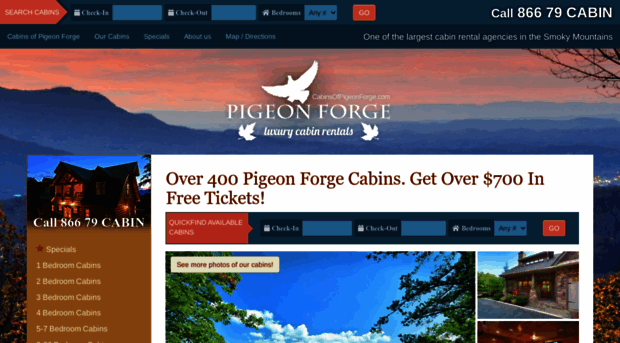 cabinsofpigeonforge.com