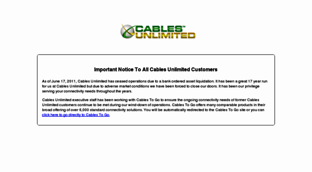 cables.cablesunlimited.com
