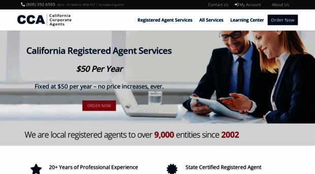 cacorporateagents.com