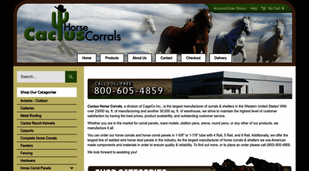 cactushorsecorrals.com