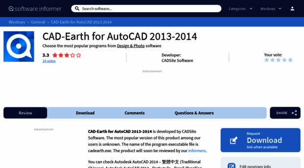 cad-earth-for-autocad-2013-2014.software.informer.com