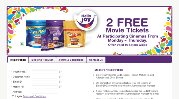 cadburyhellojoy.bigcityrewards.in