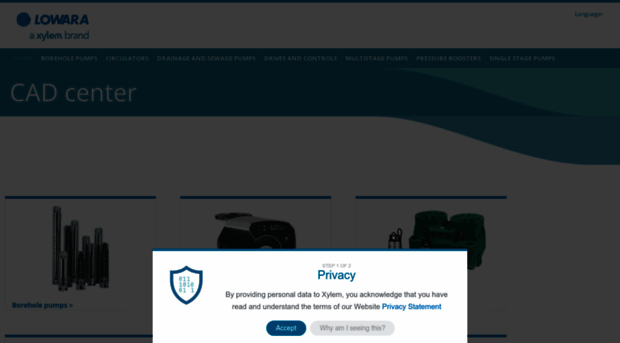 cadcenter.lowara.com
