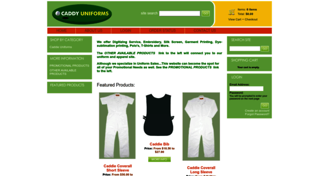 caddieuniforms.com