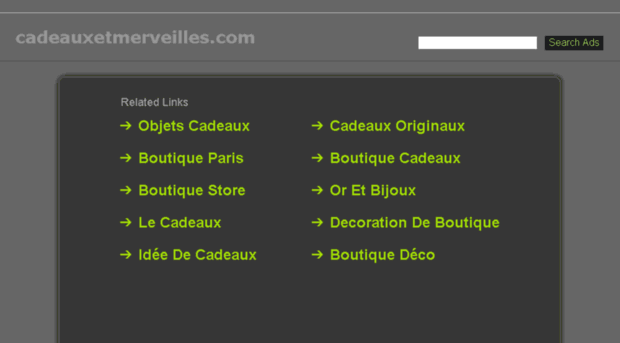 cadeauxetmerveilles.com