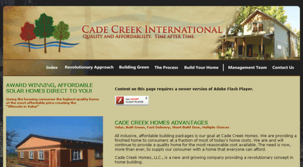 cadecreekhomes.com