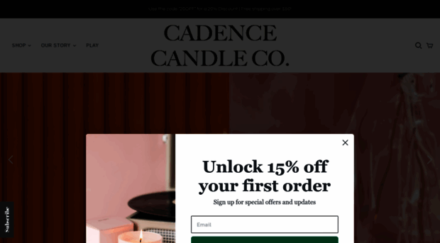 cadencecandleco.com