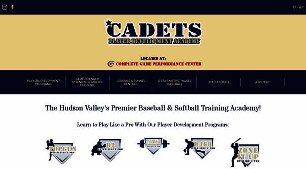 cadetsbaseballacademy.com