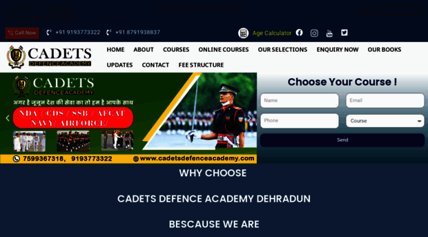 cadetsdefenceacademy.com