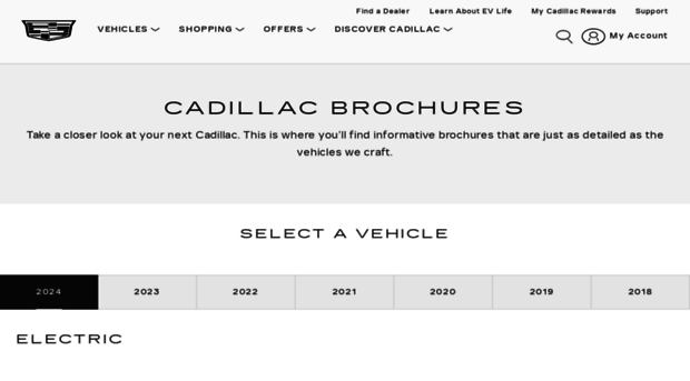 cadillacbrochures.com