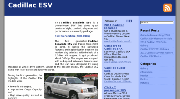 cadillacesv.net