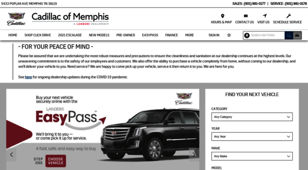 cadillacofmemphis.com