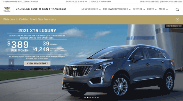 cadillacsouthsanfrancisco.com