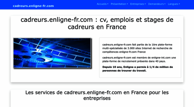 cadreurs.enligne-fr.com