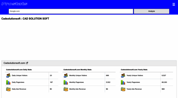 cadsolutionsoft.com.prostats.org
