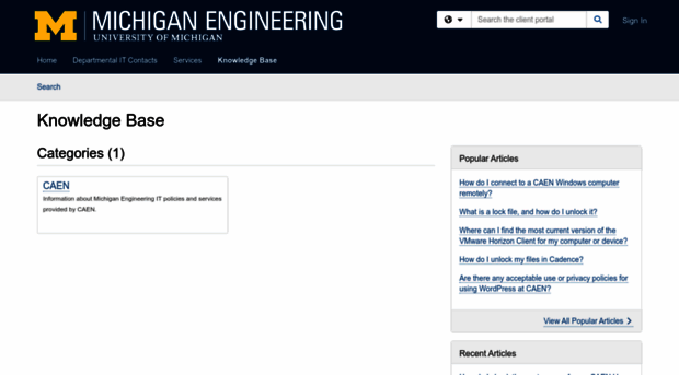 caenfaq.engin.umich.edu