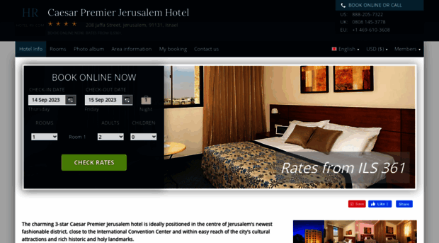 caesarpremierjerusalem.hotel-rv.com