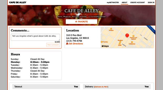 cafealy.netwaiter.com