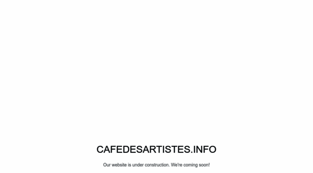 cafedesartistes.info