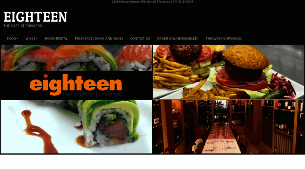 cafeeighteen.com