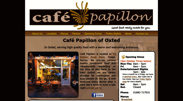 cafepapillon.co.uk