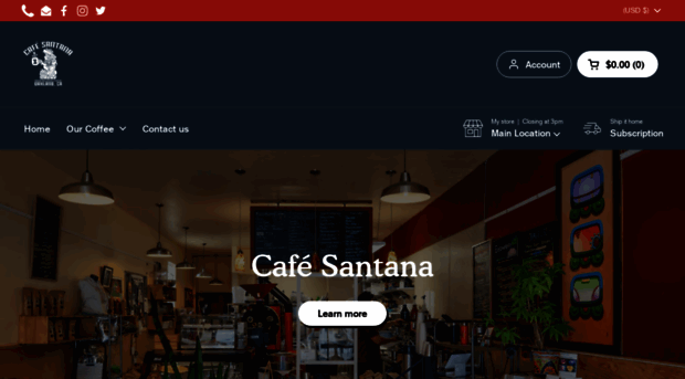 cafesantanaroastingcompany.com