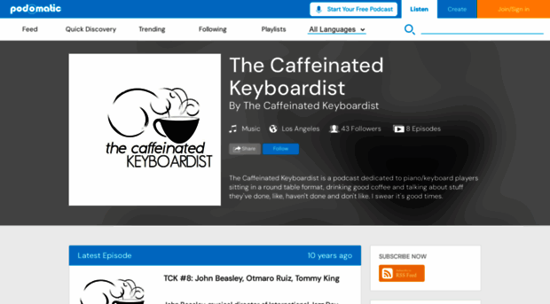 caffeinatedkeyboardist.podomatic.com