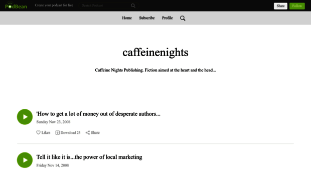 caffeinenights.podbean.com