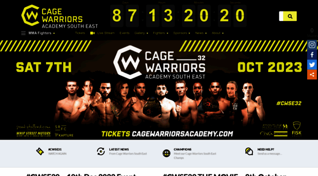 cagewarriorsacademy.com