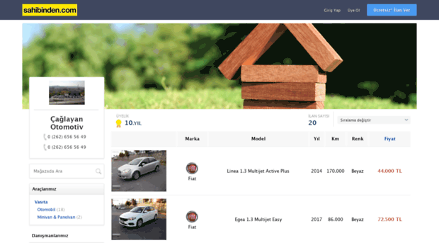 caglayan-otomotiv.sahibinden.com