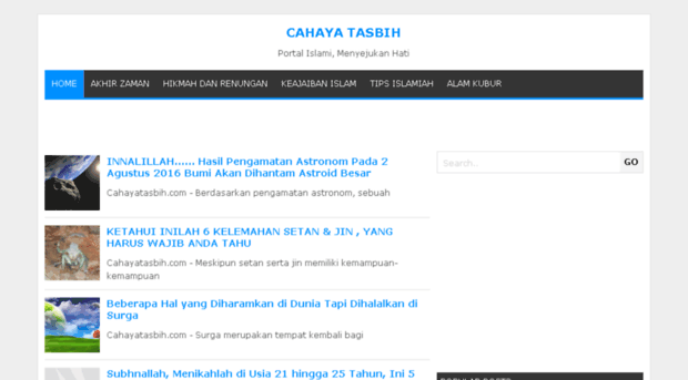 cahayatasbih.com