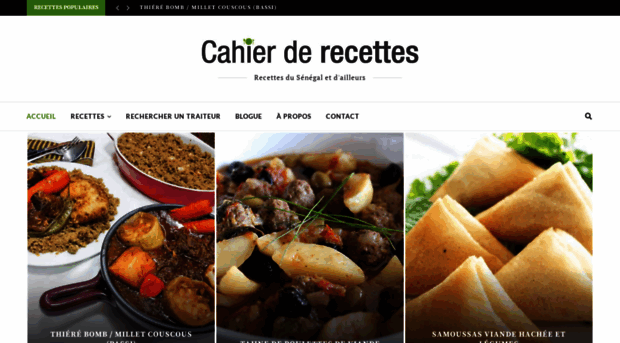 cahierderecettes.com