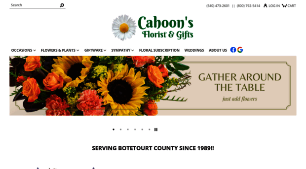 cahoonsflorist.com