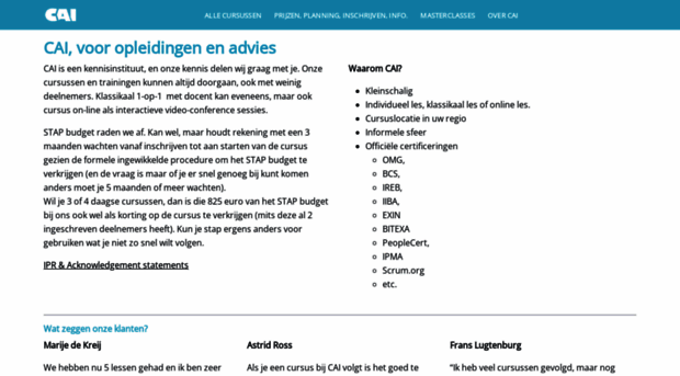 cai-opleidingen.nl