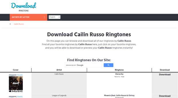 cailinrusso.download-ringtone.com