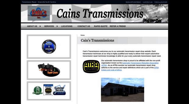 cainstransmissions.com