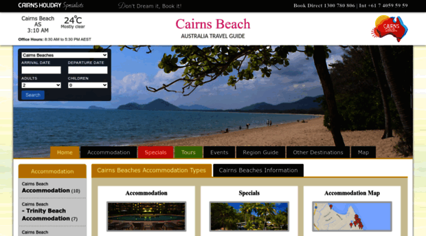 cairnsbeachaccommodation.com.au