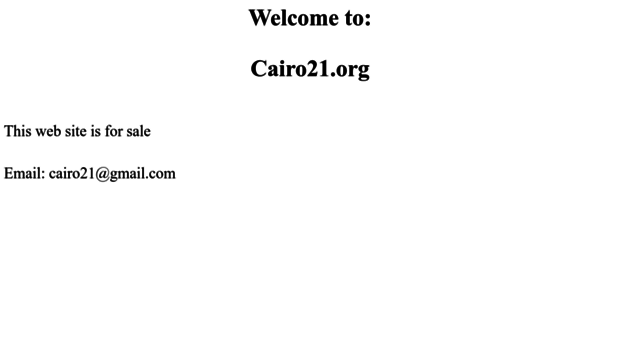 cairo21.org