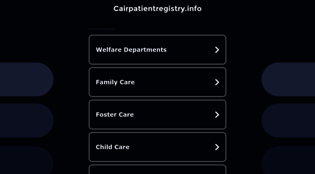 cairpatientregistry.info