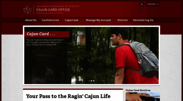 cajuncard.louisiana.edu