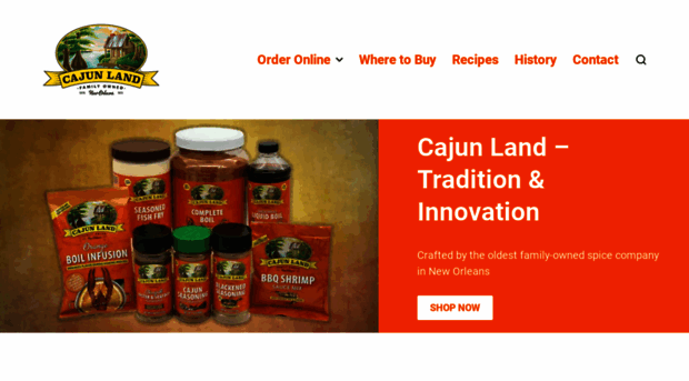 cajunlandbrand.com