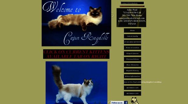 cajunragdolls.com