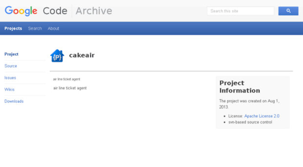 cakeair.googlecode.com