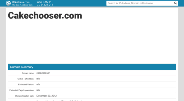 cakechooser.com.ipaddress.com