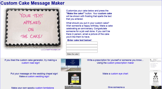 cakemessage.com